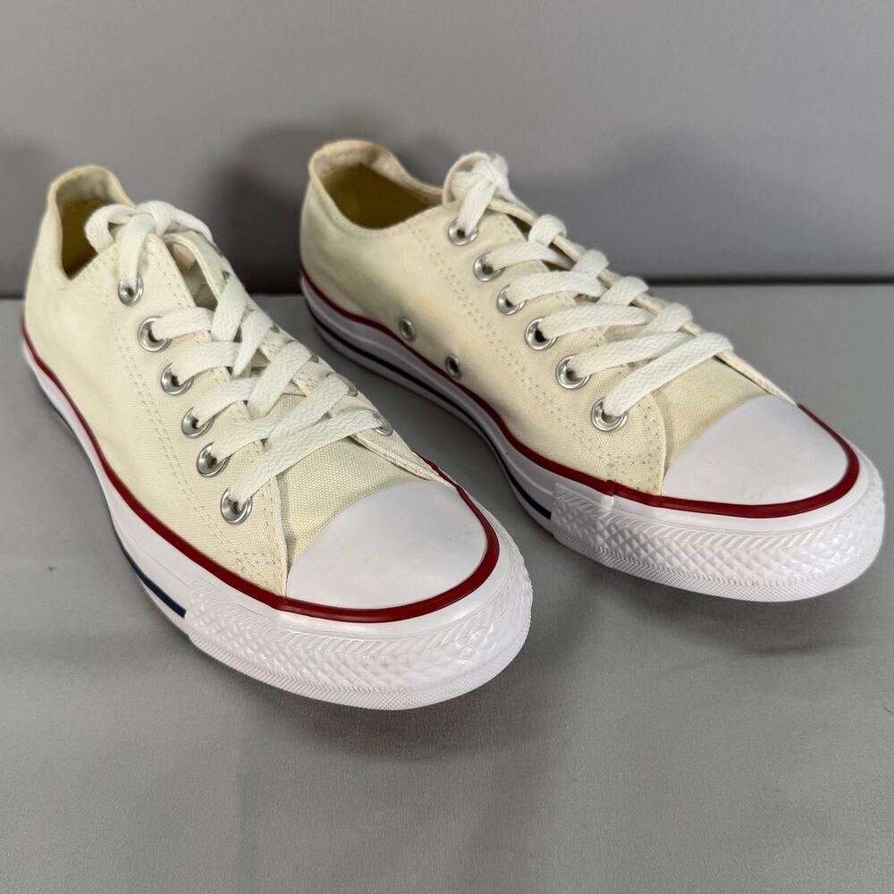 Converse Chuck Taylor All Star Womens 7 White Low Top Sneakers Canvas Shoes